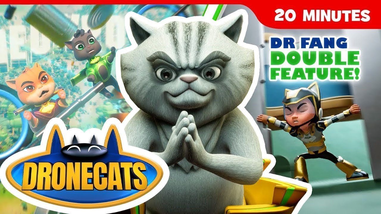 😸DRONECATS: 20min Mashup!🦹‍♀️ | Superhero Cartoon | 03