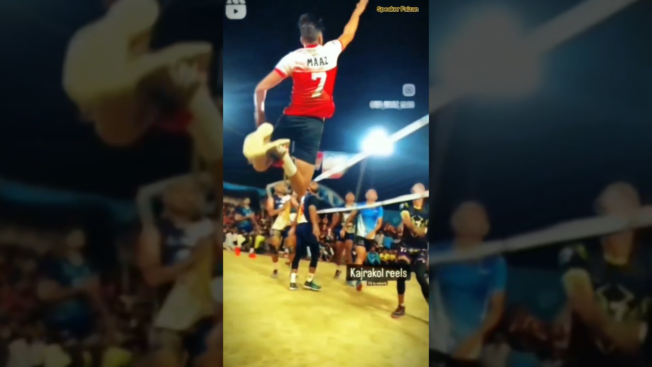 Maaz Ahmad star ⭐ Volleyball player of Azamgarh 💪 @SpeakerFaizan1 #shorts #sports #viral #video