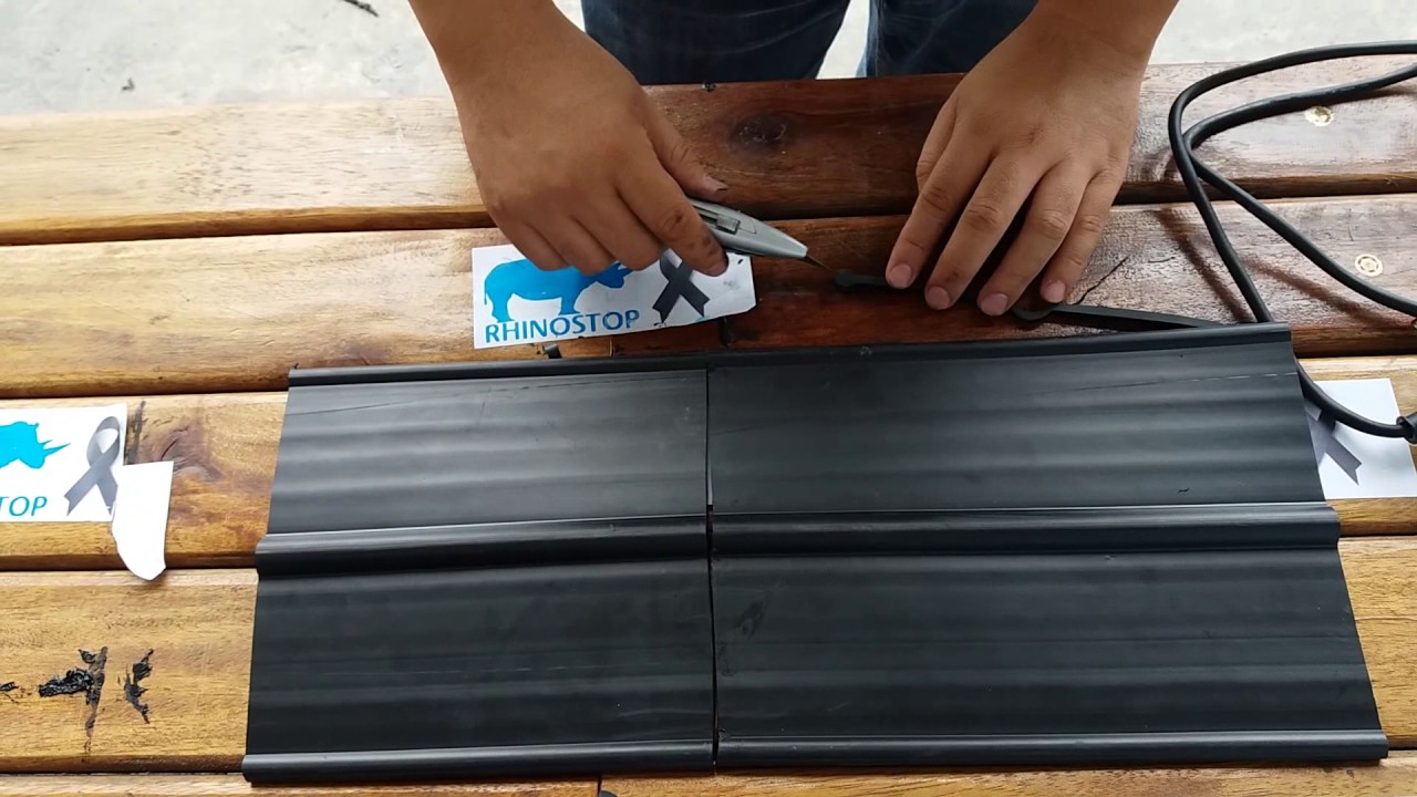 การเชื่อมต่อ พีวีซีวอเตอร์สต๊อป โดยใช้ลมร้อน by ไรโนสต๊อป- PVC waterstop welding(HD)