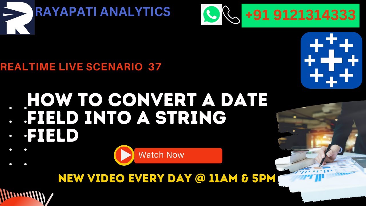 How to convert a DATE into STRING and maintain date order | Learn Tableau | Live doubt session