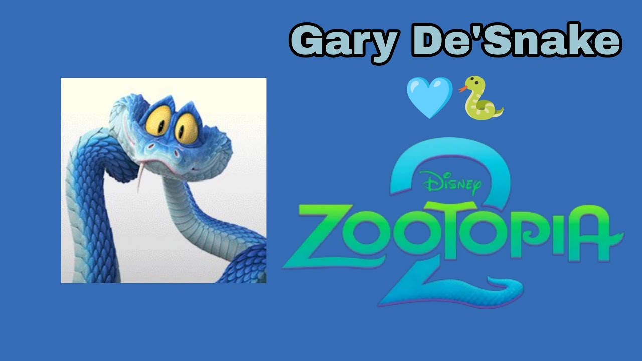 Gary De'Snake From Zootopia 2 Movie