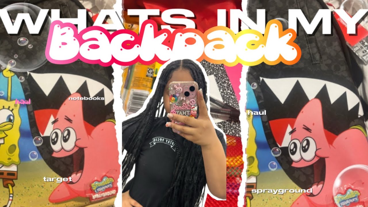 WHATS IN MY BACKPACK haul,sprayground,school supplies,etc