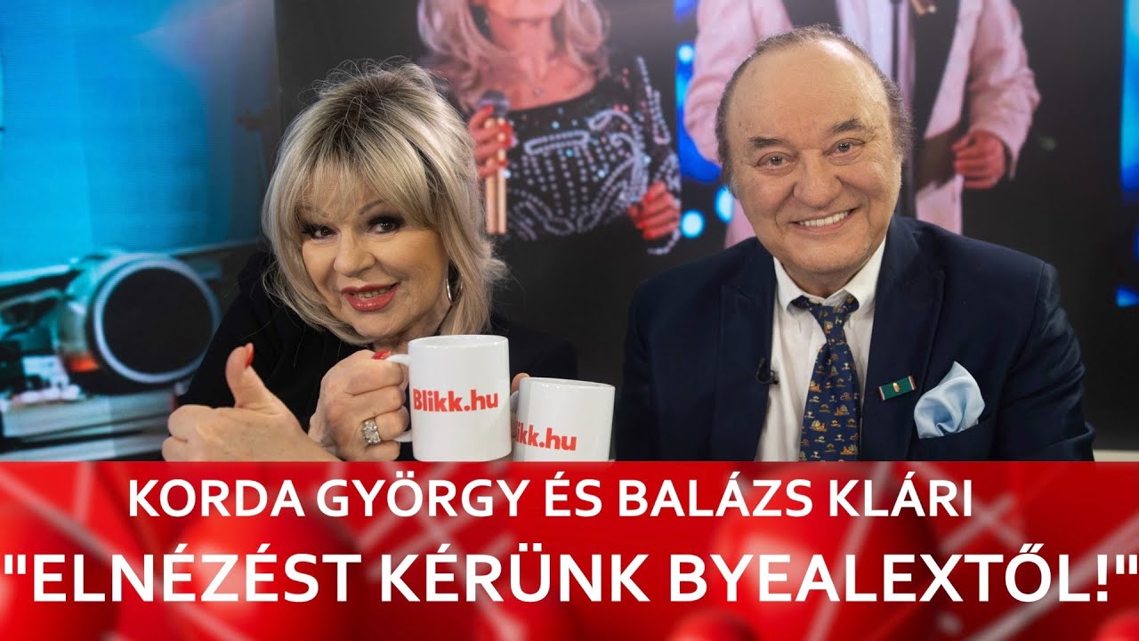 Korda György elnézést kér ByeAlextől - Balázs Klárival Alex slágerét is elénekelték I Blikk