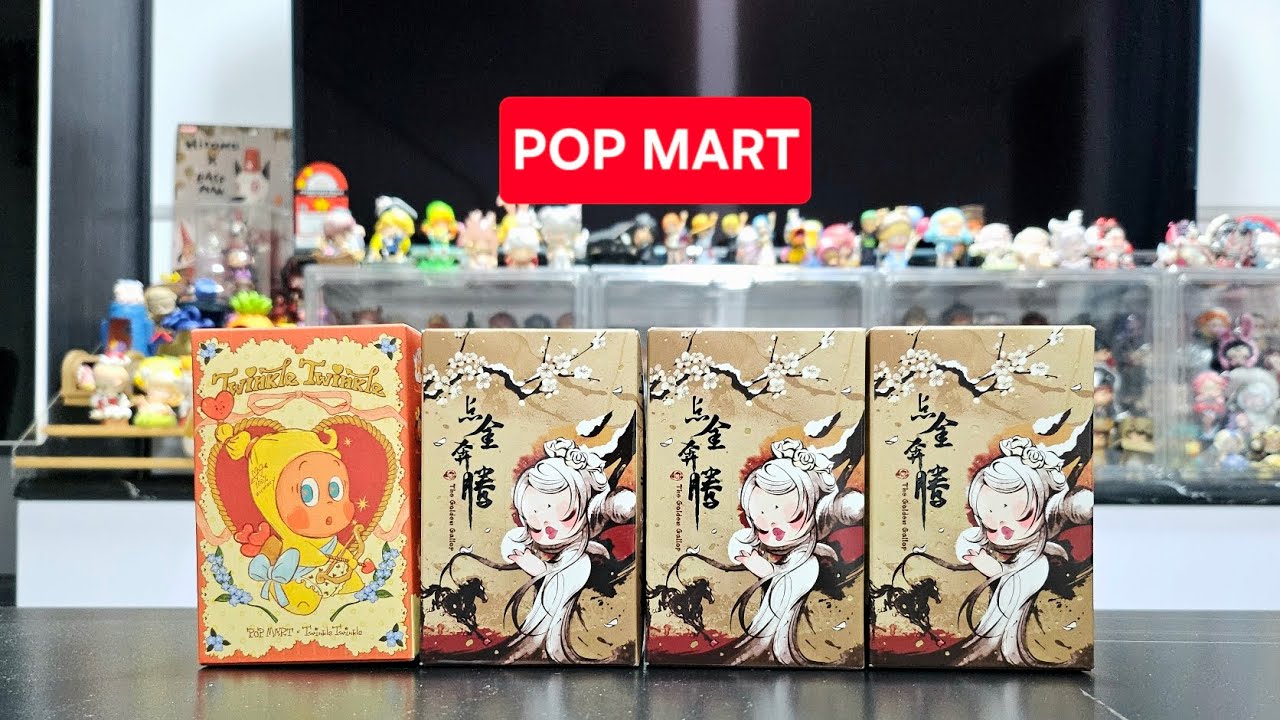 POP MART THE GOLDEN GALLOP & TWINKLE TWINKLE CRUSH ON YOU SERIES FIGURES UNBOXING 