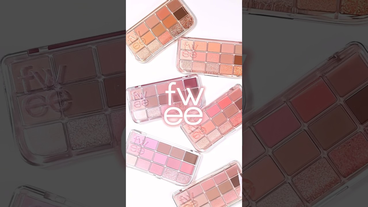 제품협찬) #퓌 신상 팔레트 전색상 빠르게 둘러보기 🎨🗂📂🔍 #Fwee #eyeshadow #palette #kbeauty