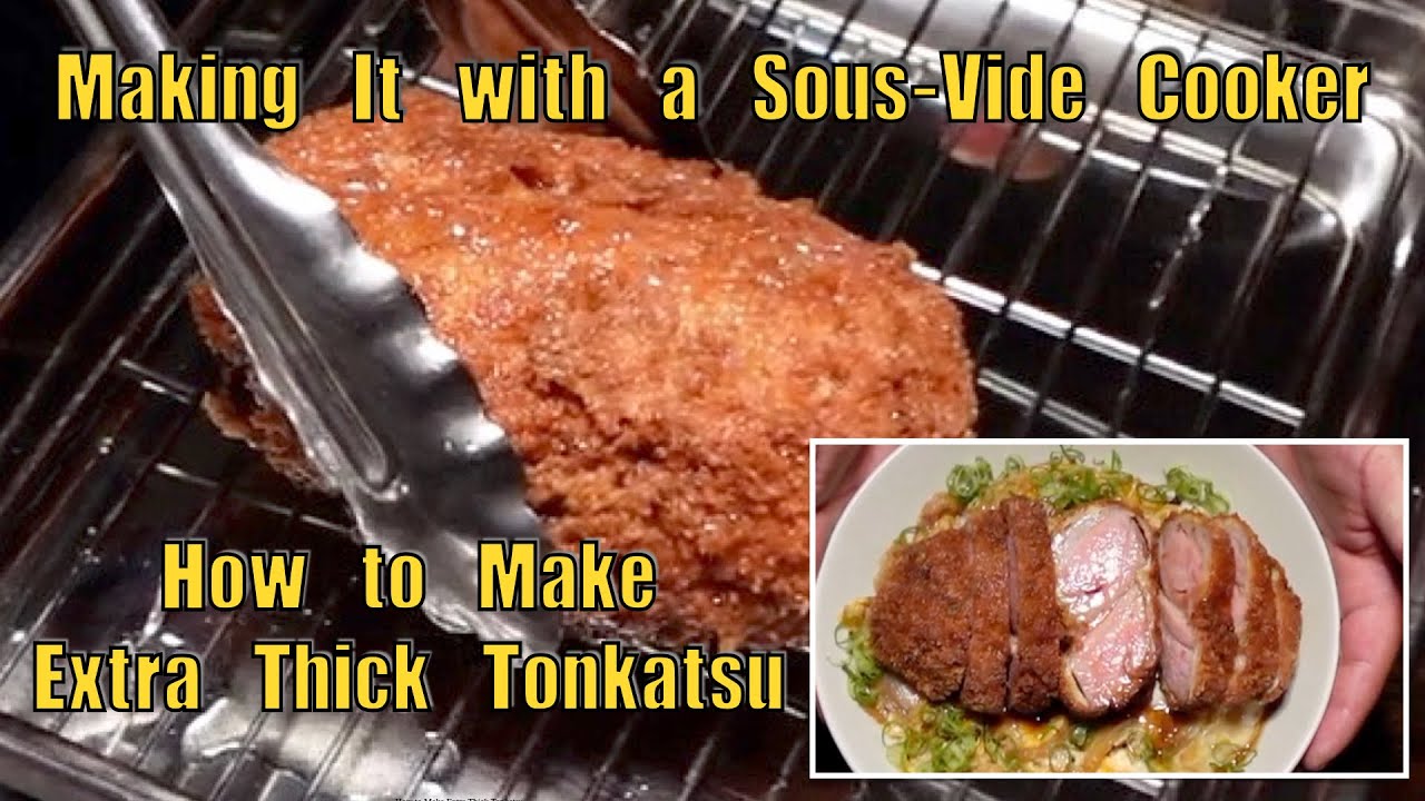 [Sous-Vide Cooking] How to Make Tonkatsu with an Easy Recipe