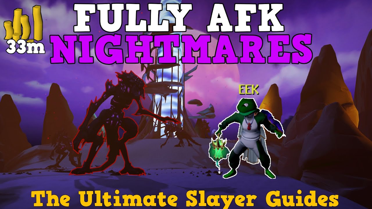 Fully AFK Nightmare Creatures - 820 kph | Runescape 3 Slayer Guide