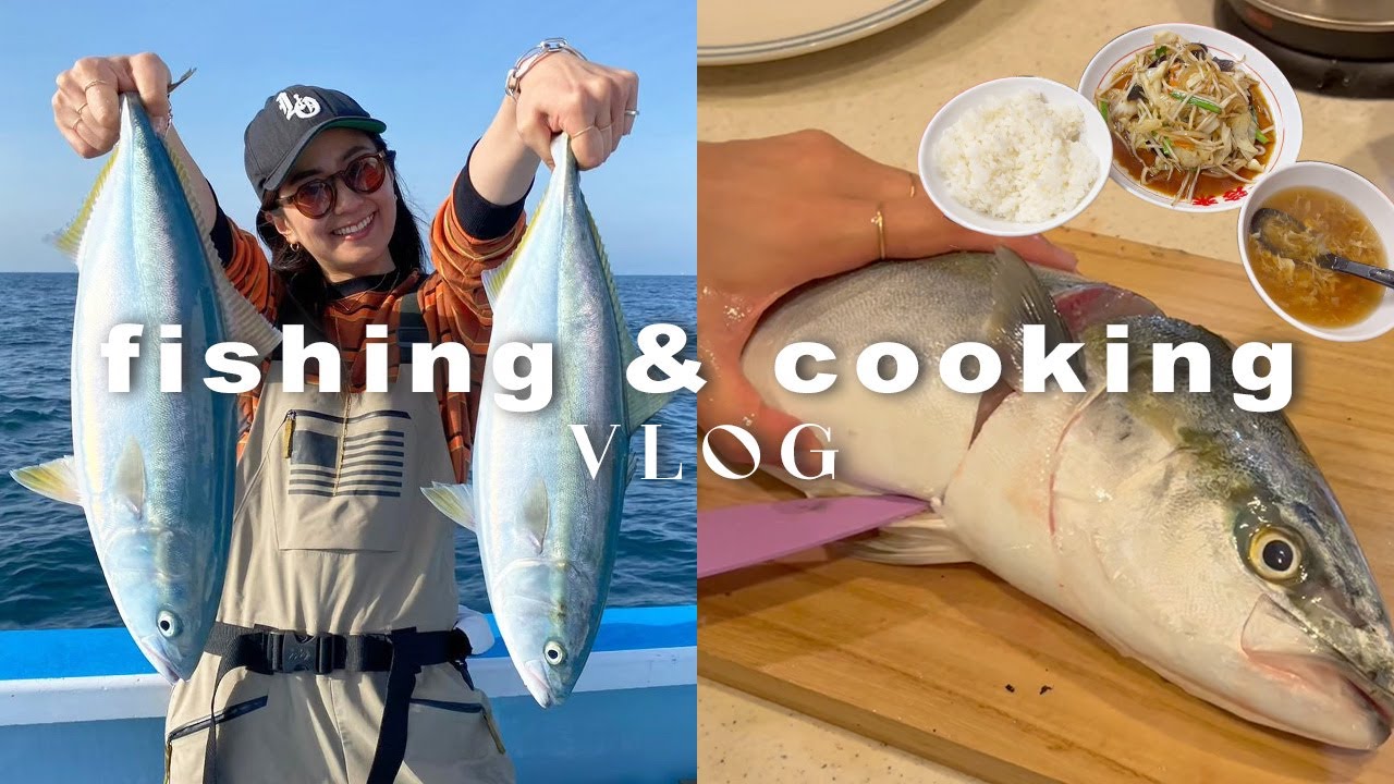 【Vlog】朝からまったりヒラメ釣り
