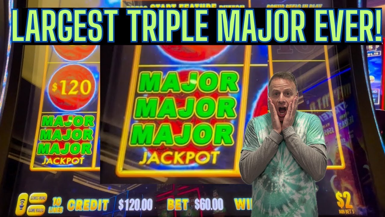 BIGGEST 3x MAJOR JACKPOT EVER RECORDED!!!