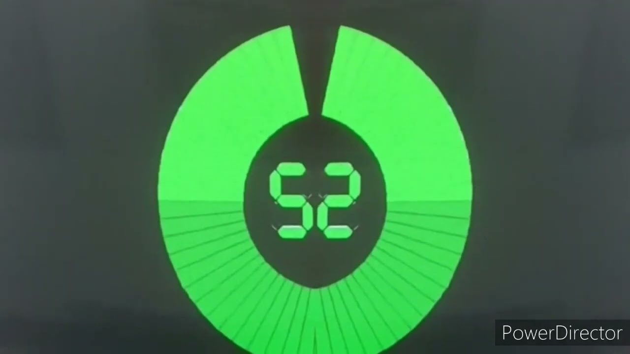 Reversed jeopardy countdown in lower music