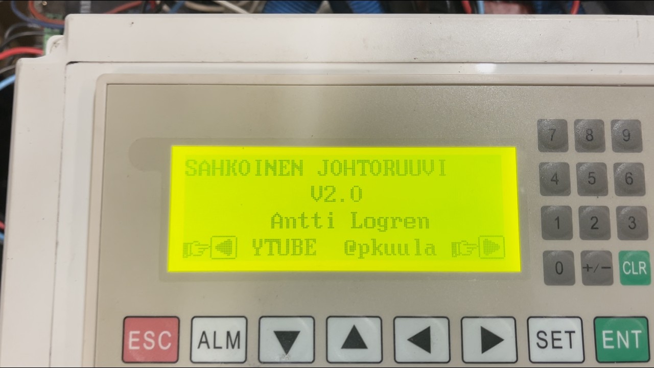 Sorvin sähköinen johtoruuvin ohjaus osa 3 Pyörii sittenkin