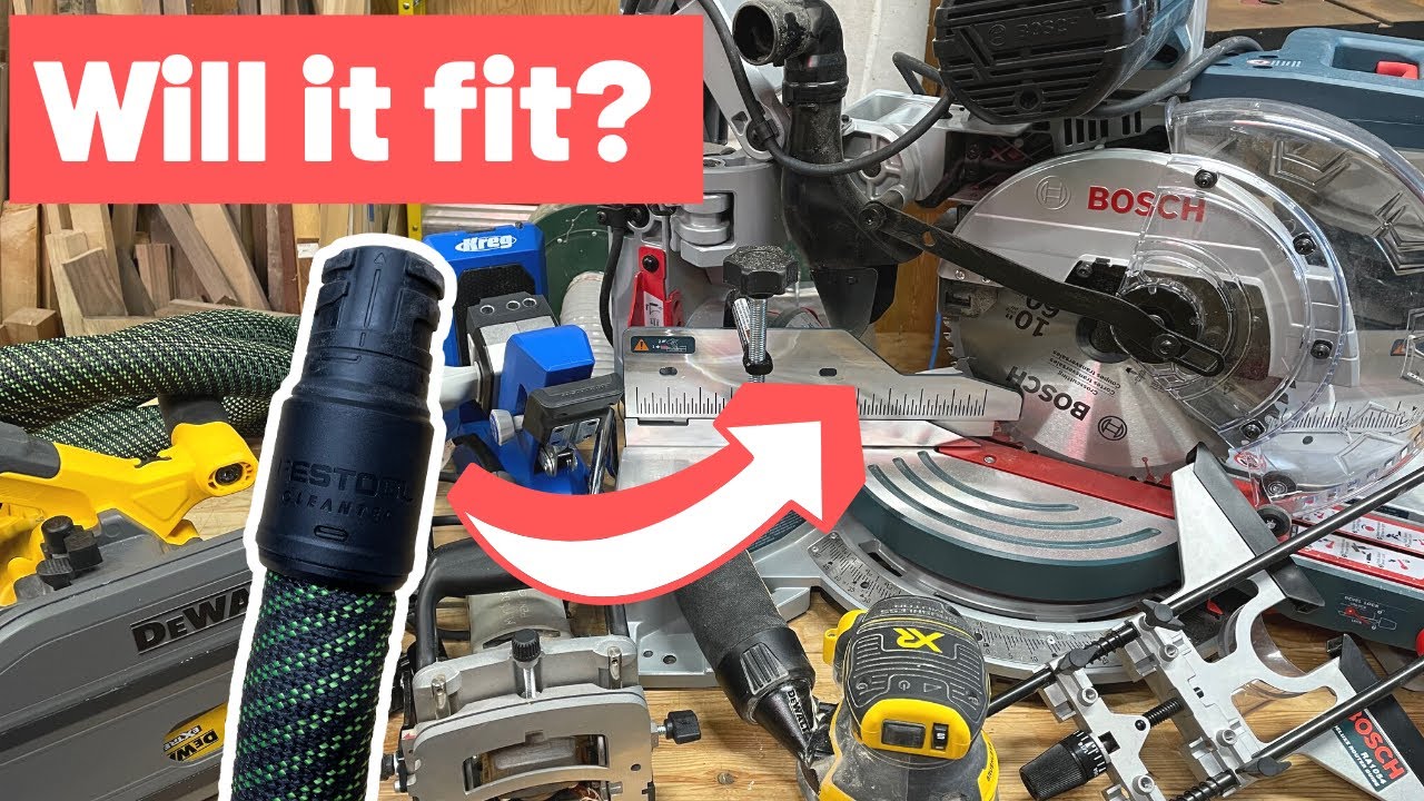Совместимость шланга Festool (27 мм) с инструментами сторонних производителей // Подходит ли он?