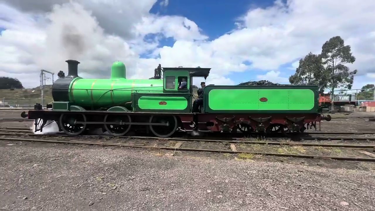 Steamrail Y112 mainline testing 4/11/2025.