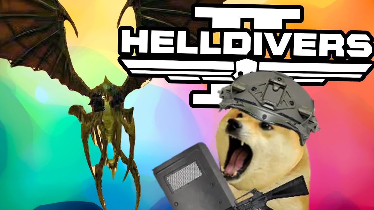 Helldivers 2  - Giant Bats In The Sky, Funny Moments