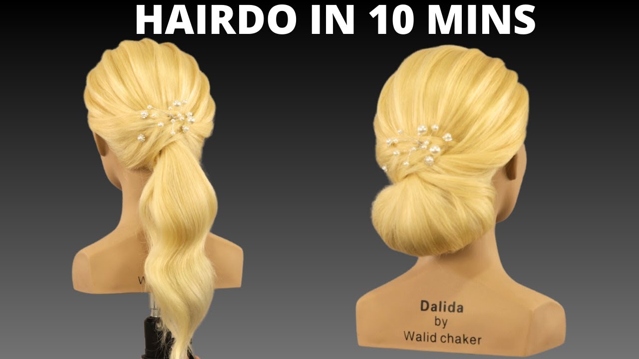 Как сделать быструю и простую прическу на длинные волосы менее чем за 10 минут