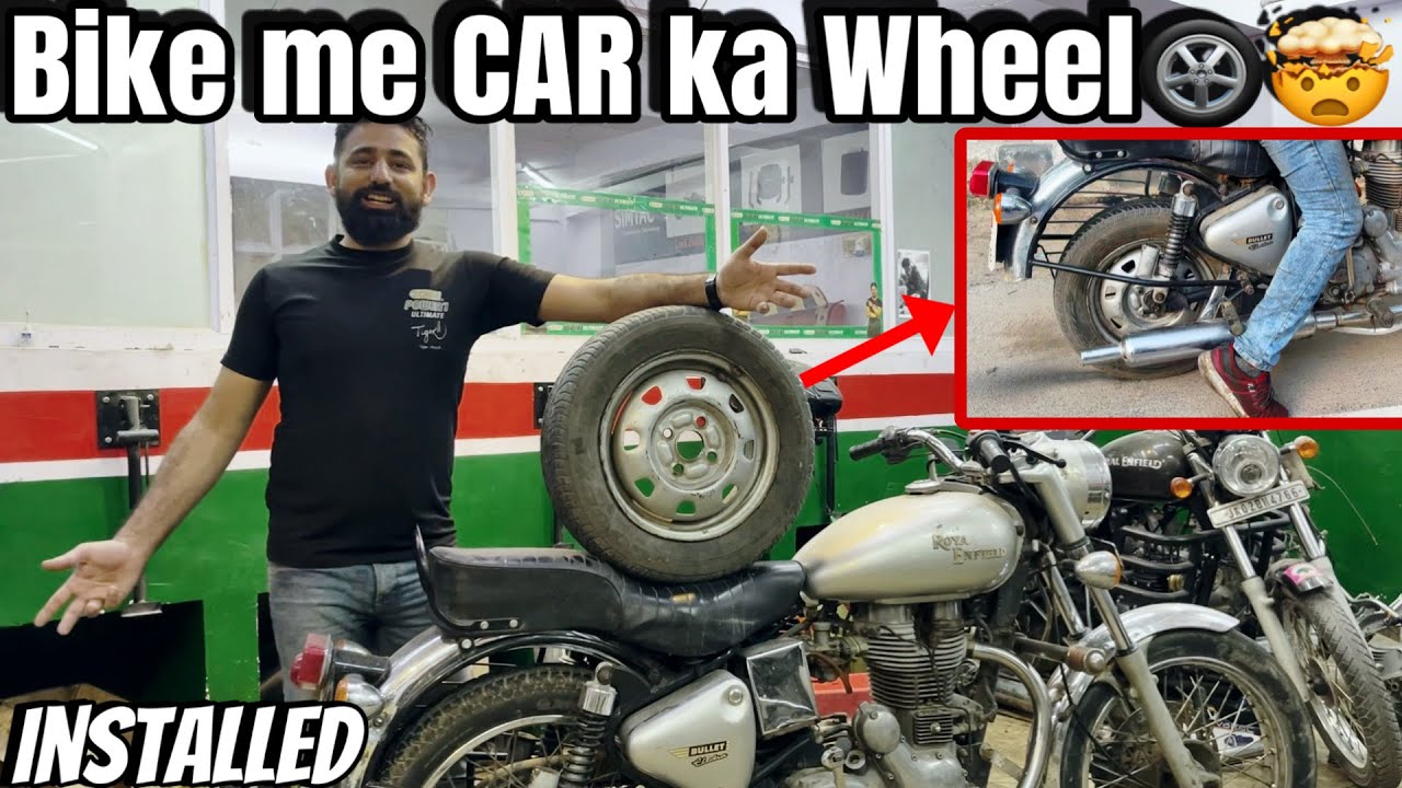 Bullet Me SANTRO Ka Tyre Fit😳 | EXPERIMENT#2 | NCR MOTORCYCLES |