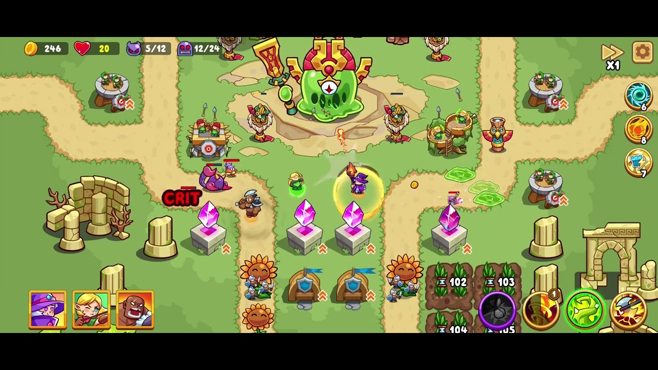 Epic King Heroes: Classic TD - Boss Lvl 100 #gameplay #gaming #gamer #androidgames #gaming #games