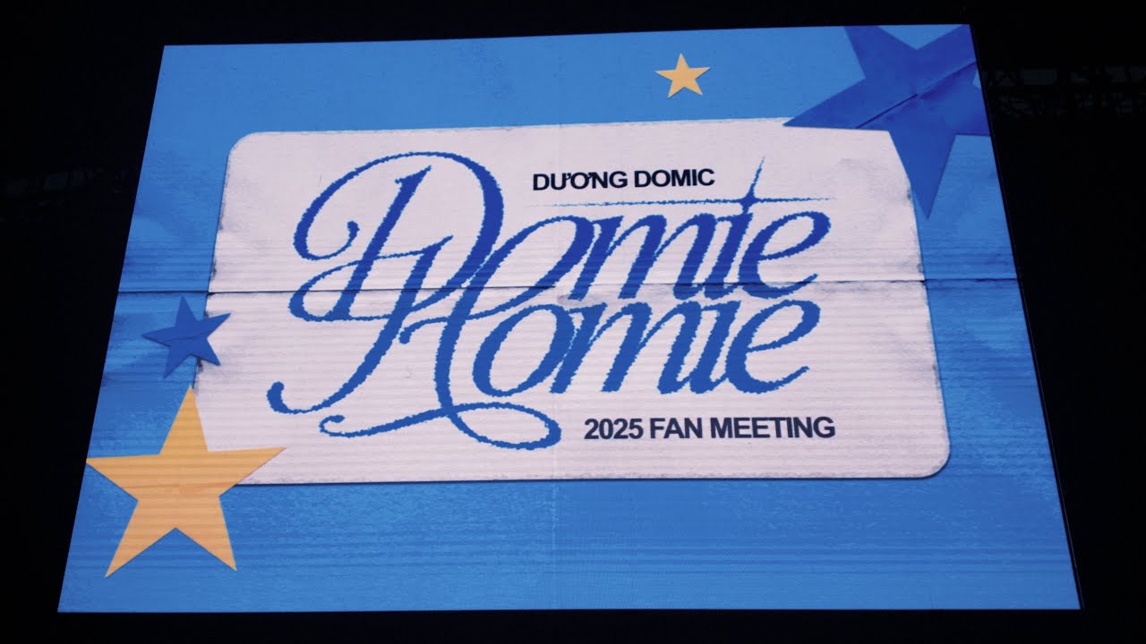 đi fanmeeting Dương Domic với mình nha🐟 DOMIEHOMIE HÀ NỘI 2025💙💛
