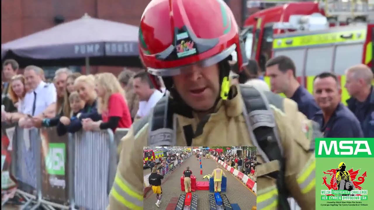 MSA Welsh Firefighter Challenge 2024 - Live Stream - Her Diffoddwyr Tân MSA Cymru 2024