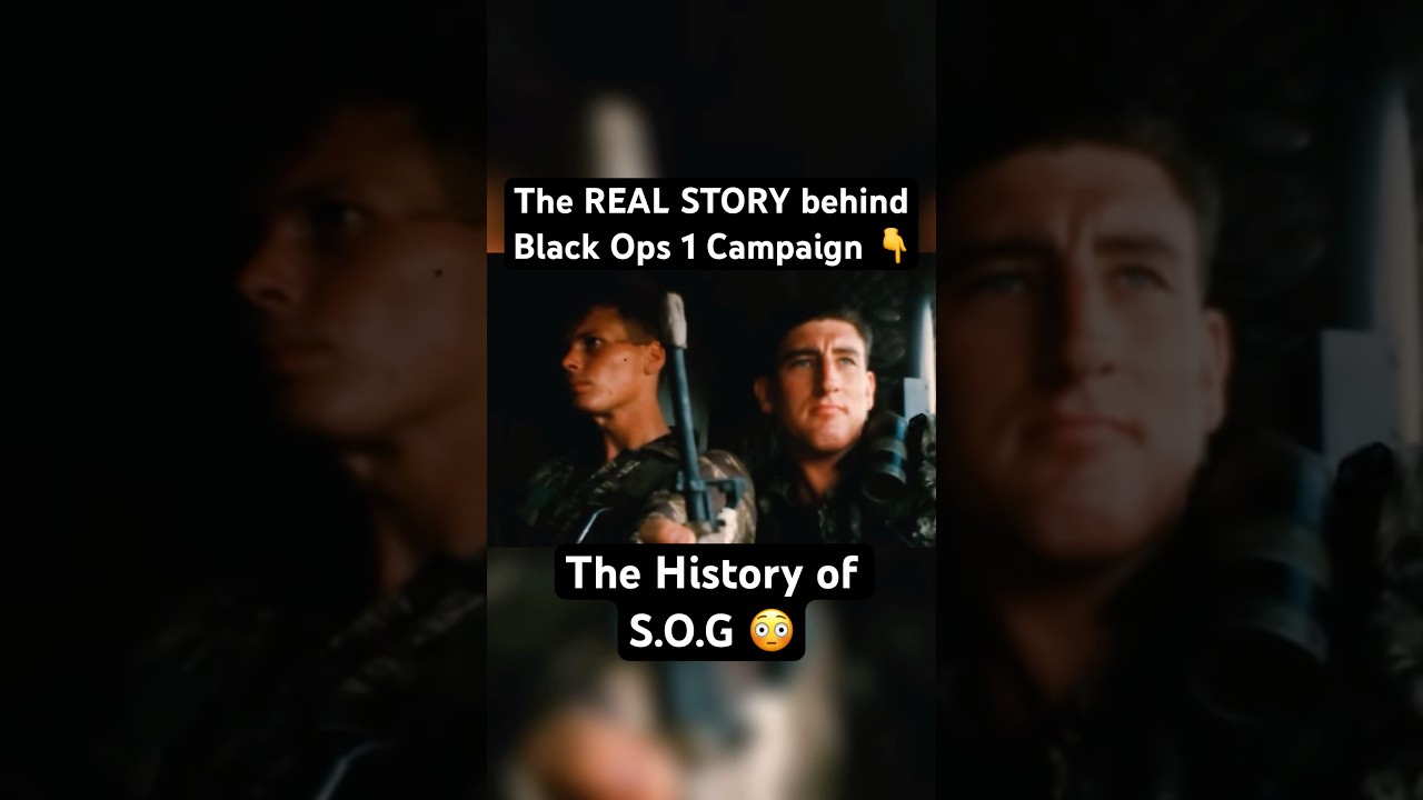 The *REAL* History behind BO1&rsquo;s Mac V SOG 😱 #vietnam #callofduty