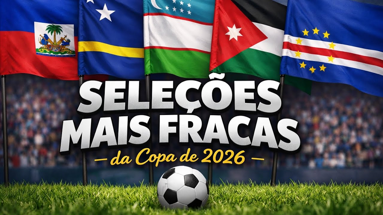 AS SELEÇÕES MAIS FRACAS |COPA DE 2026