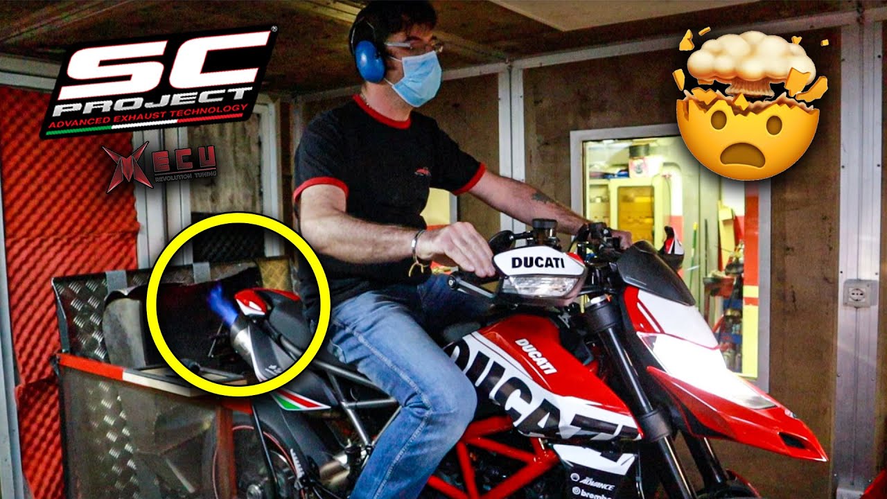 BANCHIAMO L'HYPERMOTARD 950 con SC-PROJECT e MAPPA X-ECU!