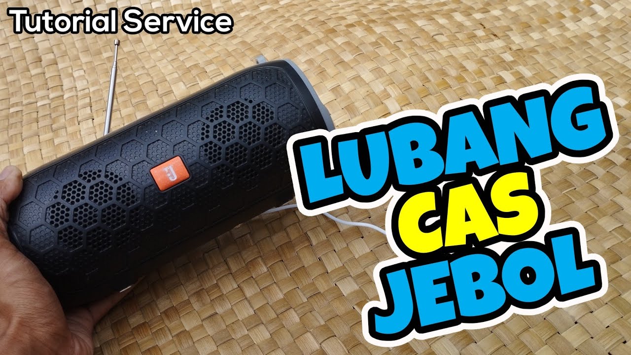 Cara memperbaiki speaker bluetooth JBL KW rusak lubang cas jebol