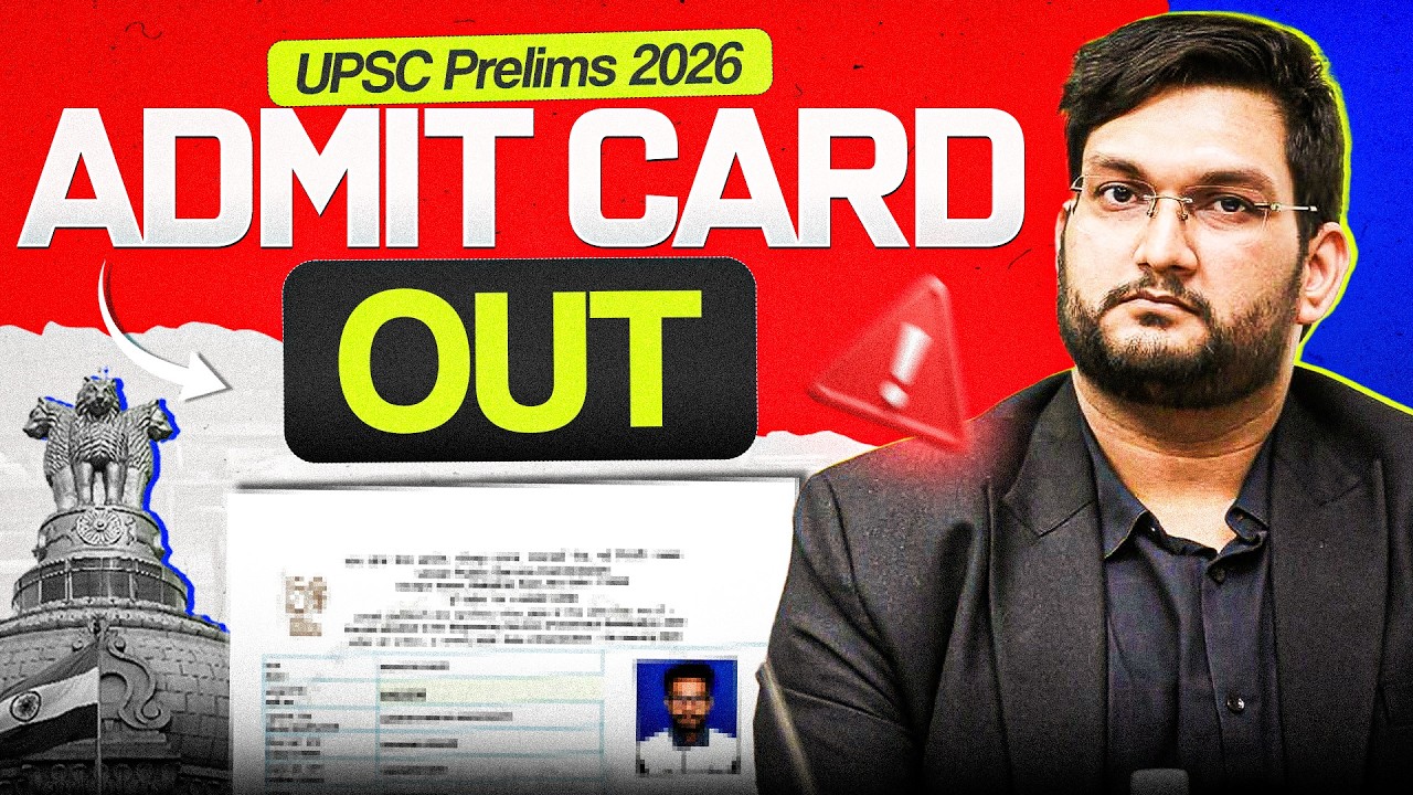 UPSC Prelims 2026 Big Update ⚠️ Admit Card Released By Abhishek Mishra
