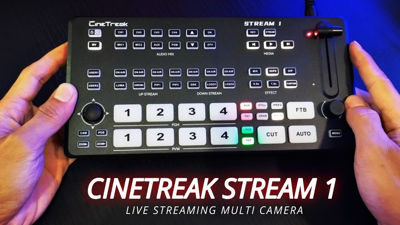 LIVE STREAMING TANPA VMIX / OBS / PC‼️CINETREAK STREAM 1 VIDEO SWITCHER TERBAIK