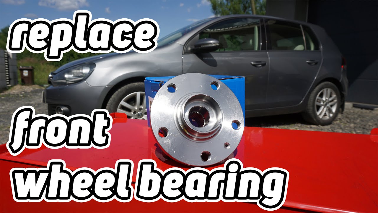How to replace front wheel bearing VW golf passat Jetta rabbit