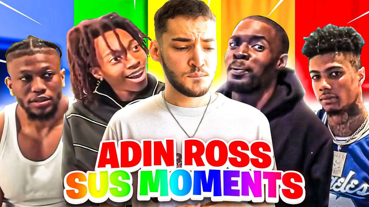 Adin Ross SUS MOMENTS! 😂🌈 (Pt. 2) Ft. BLUEFACE, SHECK WES, LIL TECCA, ZIAS!