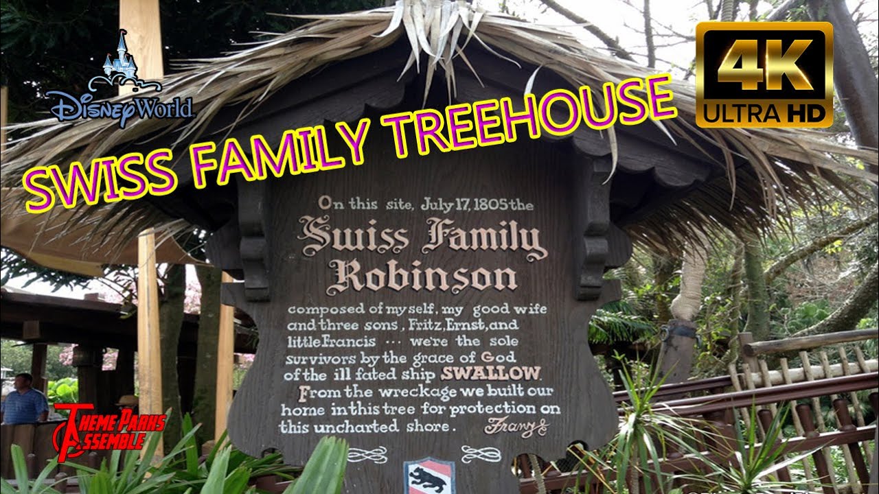 Swiss Family Treehouse in 4K - Walt Disney World Magic Kingdom - Dec 2023