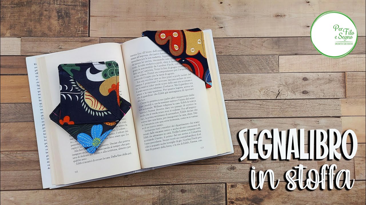 Tutorial - Segnalibro in stoffa 🌺