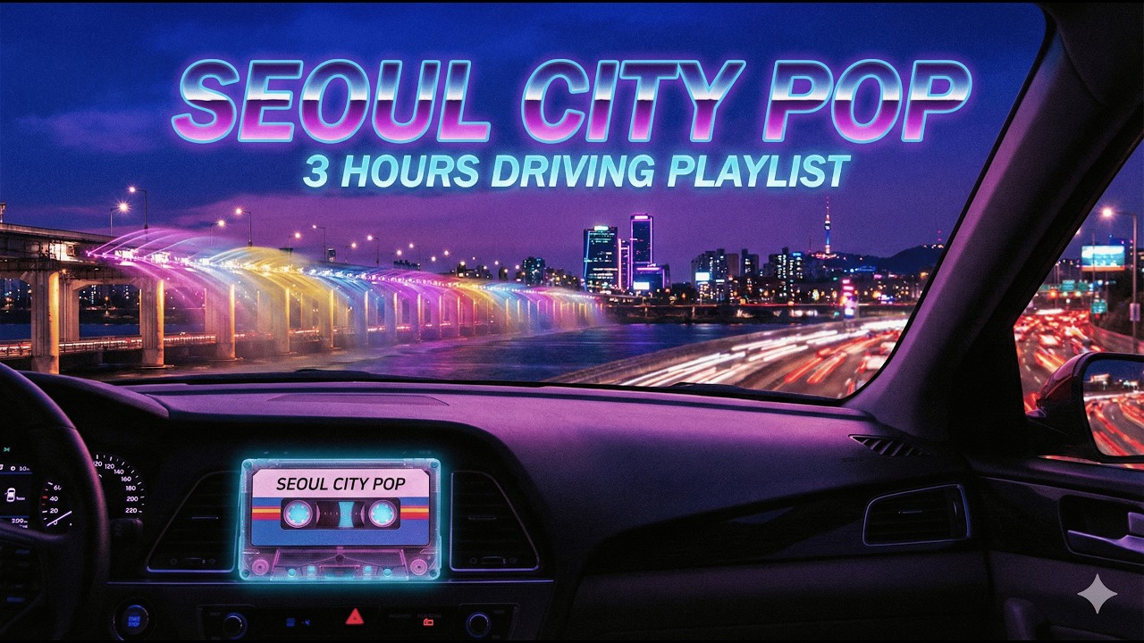 [Seoul Series #02] 한강의 밤, 서울 드라이브 🌃 청량한 시티팝 플레이리스트 | 노동요, 공부할 때, 매장음악