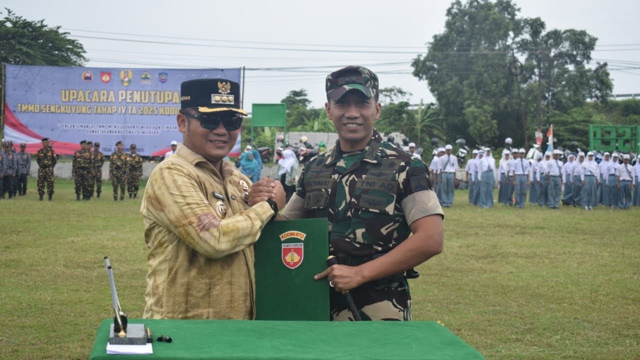 DANDIM 0712/TEGAL SECARA RESMI MENUTUP TMMD SENGKUYUNG TAHAP IV TA.2025