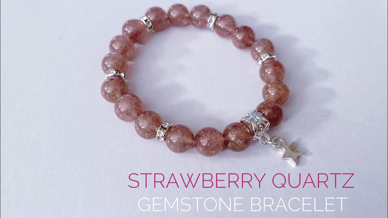 HOW TO MAKE A STRETCH BRACELET | Beaded Gemstone Bracelet | Sharleen Ali
