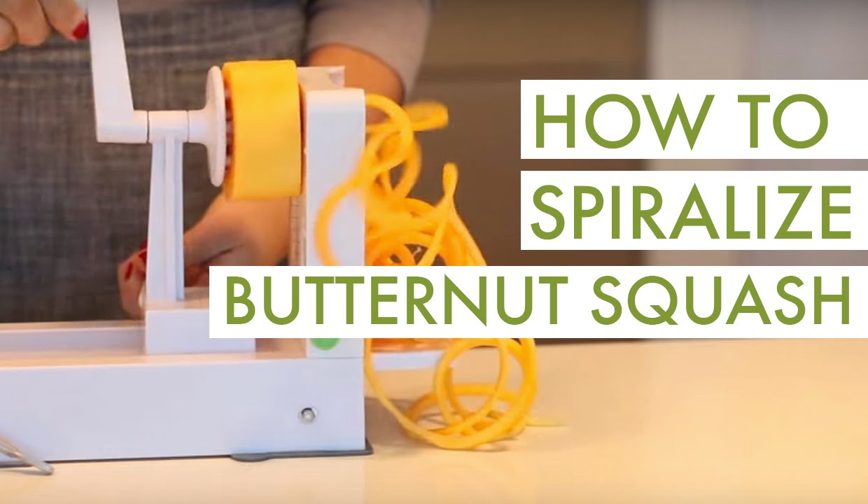 How to Spiralize Butternut Squash