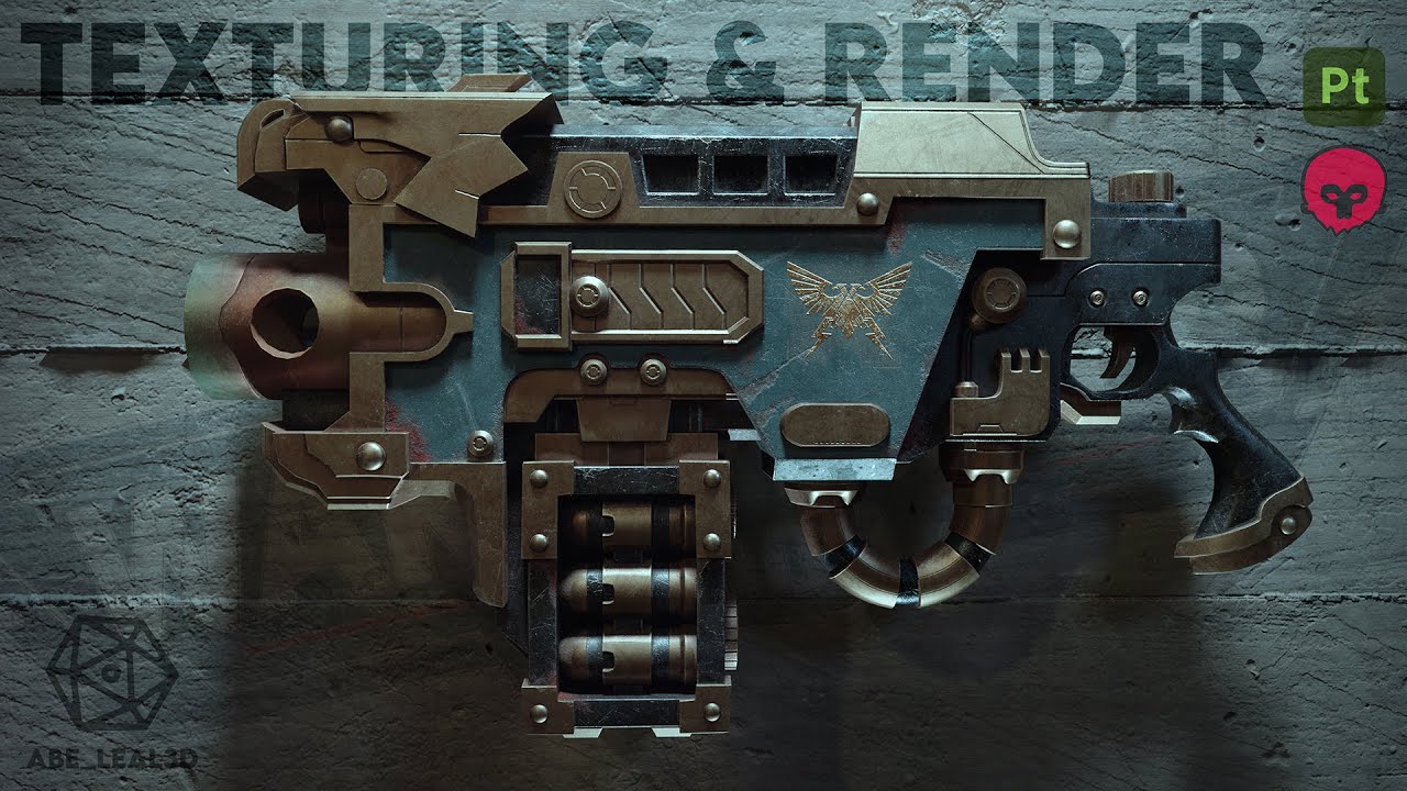 3D Prop Texturing and Render  - Warhammer 40k