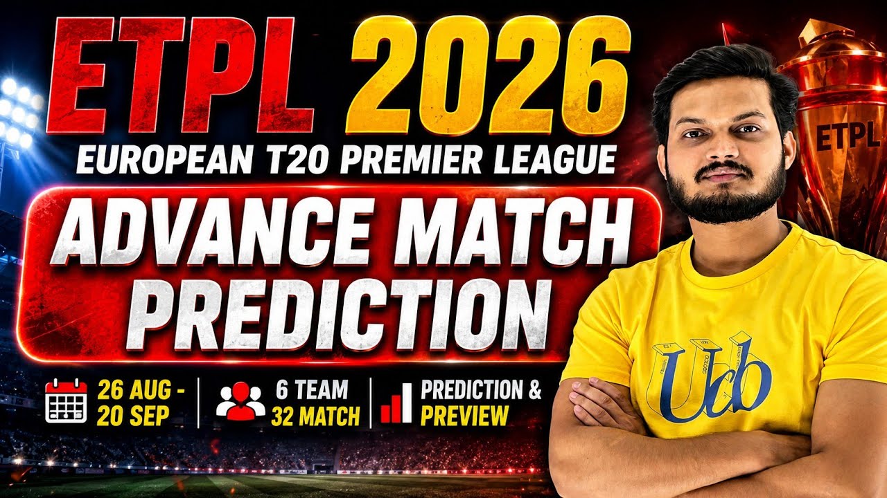 ETPL 2026 - European T20 Premier League 2026 Advance match Prediction | ETPL Today Match Prediction 