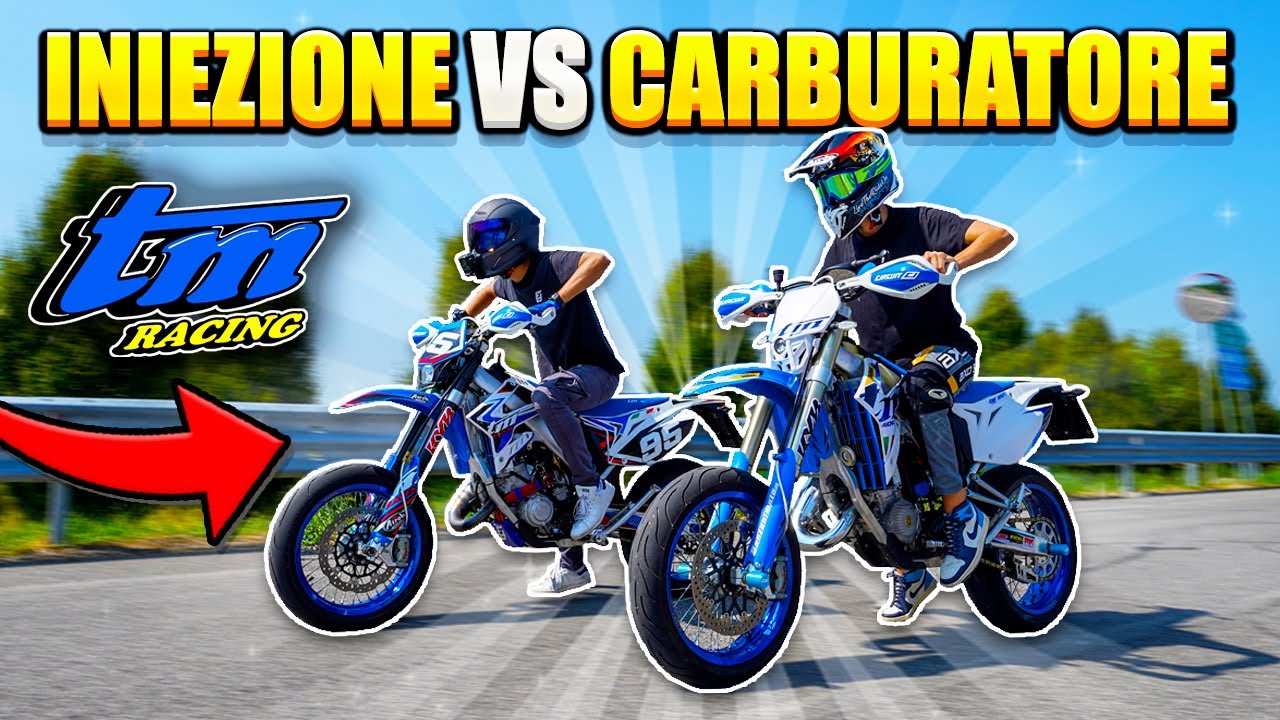 TM 125 a CARBURATORE vs INIEZIONE | CHI VA PIÙ FORTE?! 🏁