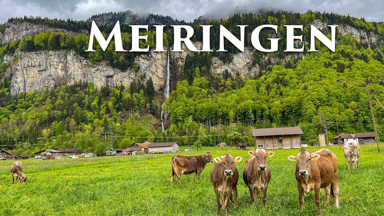 Meiringen 4K - Amazing Beautiful Village in Switzerland - Travel Vlog - 4K Video UltraHD 60 FPS
