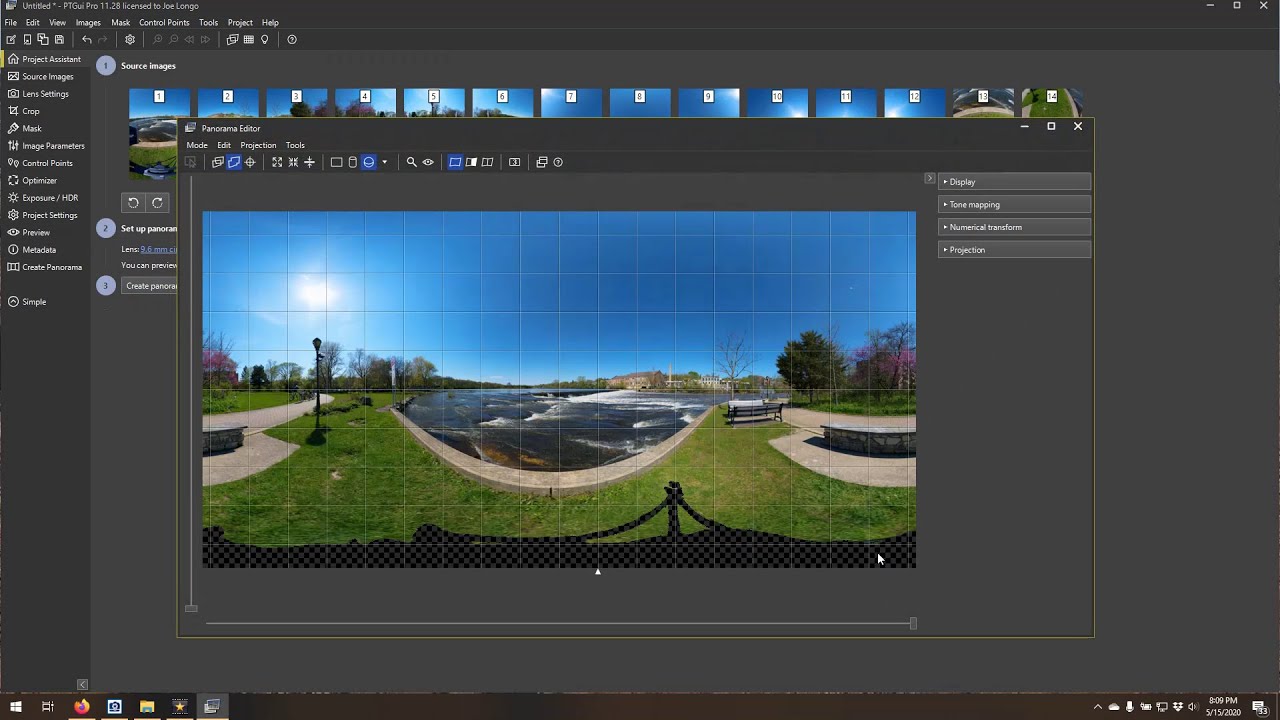 HDR pano with PTGui and we fix the nadir