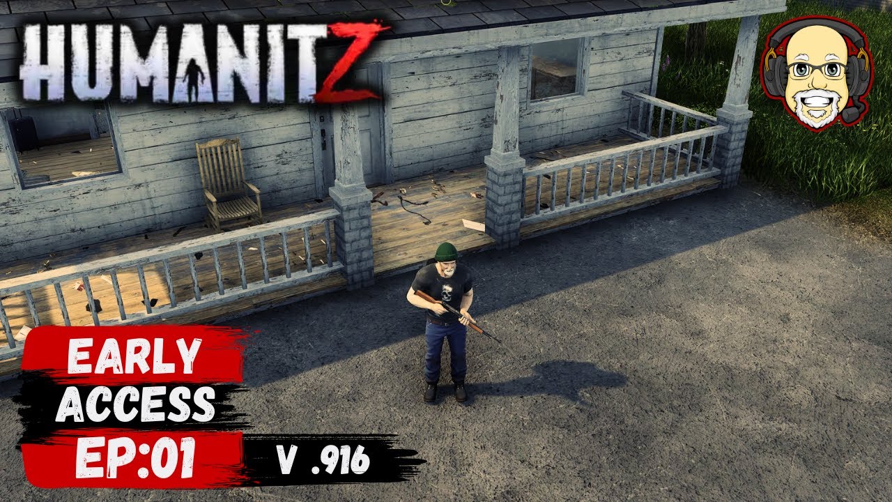 HumanitZ LIVE! (EP:01) Getting Started.. Sticks and Stones!