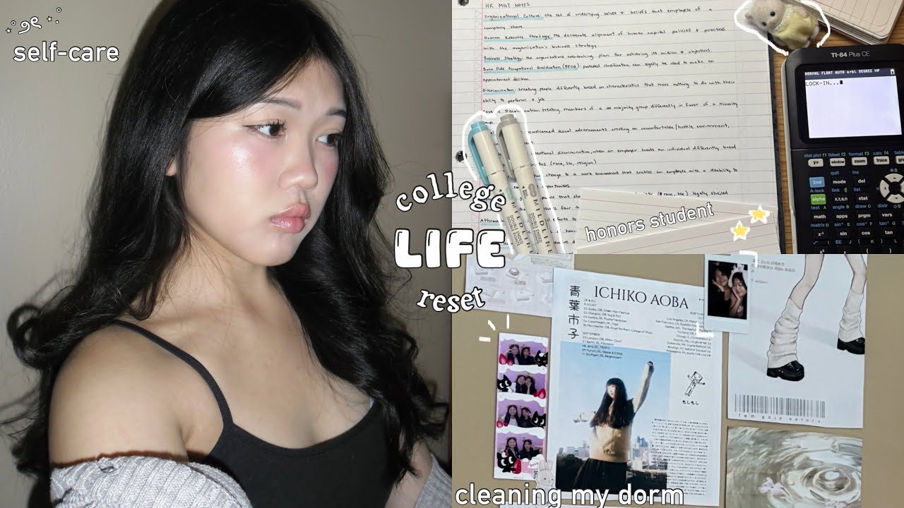 PRODUCTIVE Life Reset 🧸: getting my life together, study with me, doing my nails, etc.
