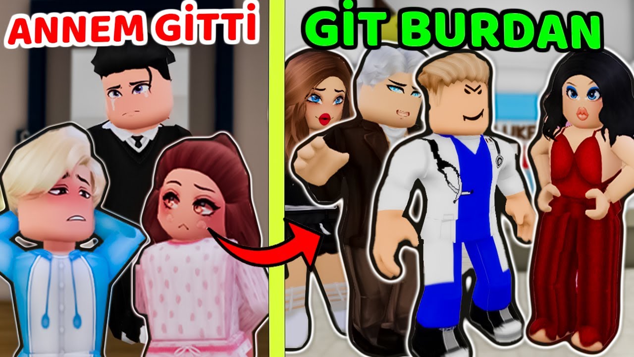 ÜVEY ANNEM OĞLUNU BİZDE UNUTTU !! Geri Gelmedi (Roblox Brookhaven Rp)
