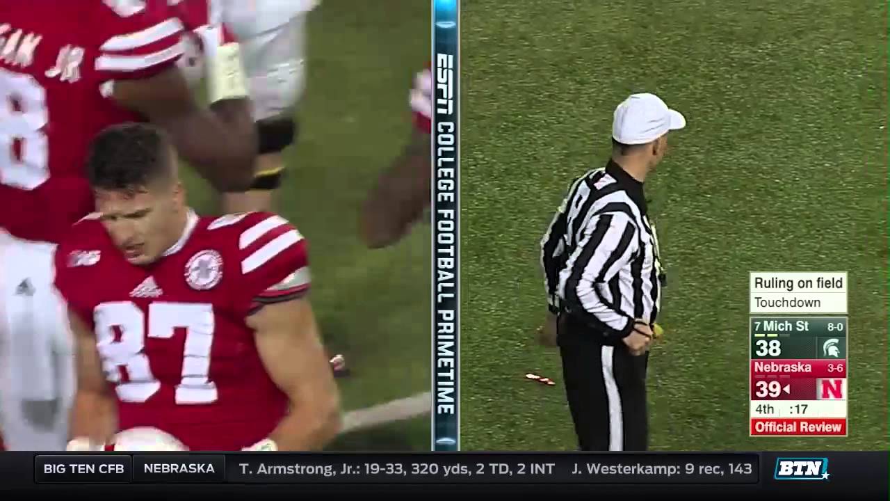 Michigan State at Nebraska - Football Highlights