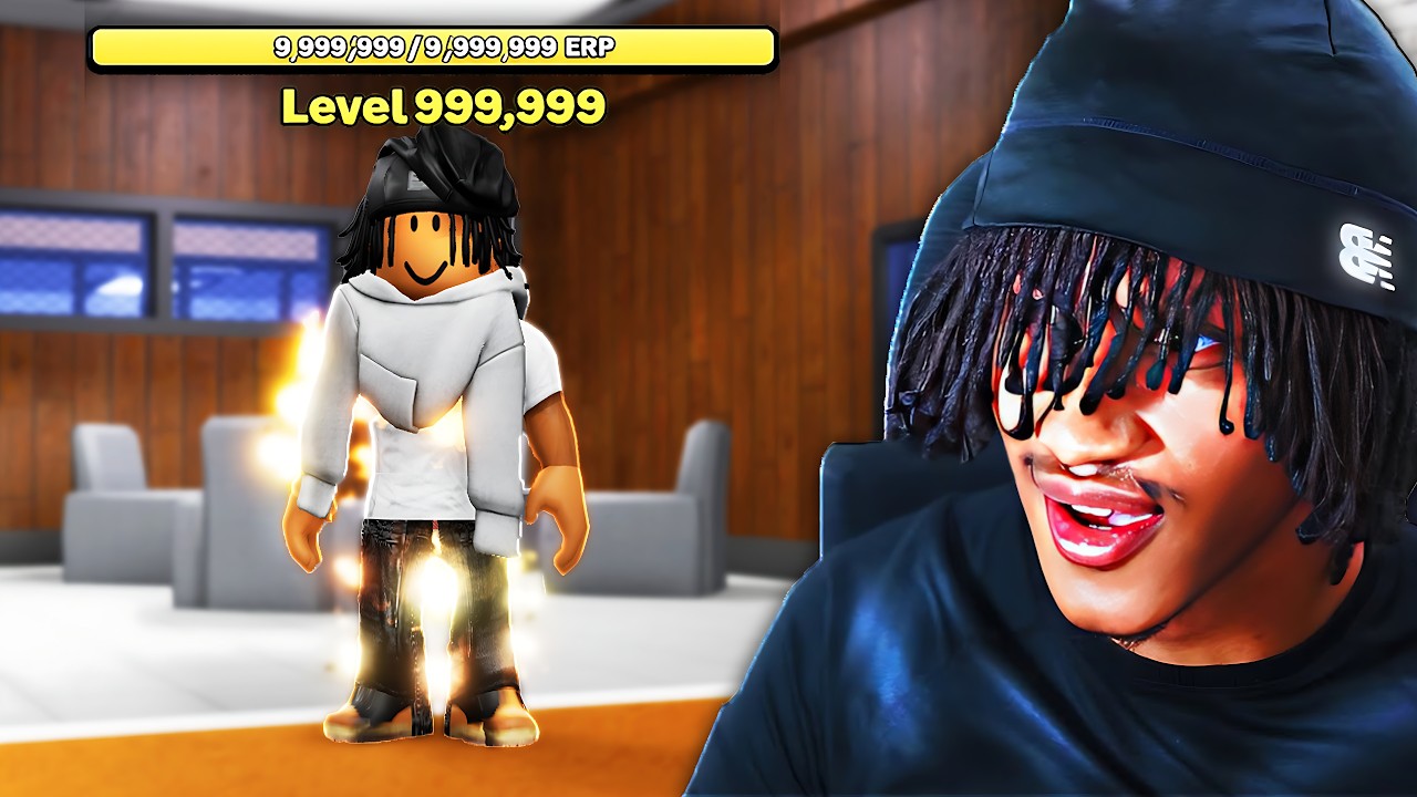 Я достиг 999 999 уровня в Roblox Fight In A School.