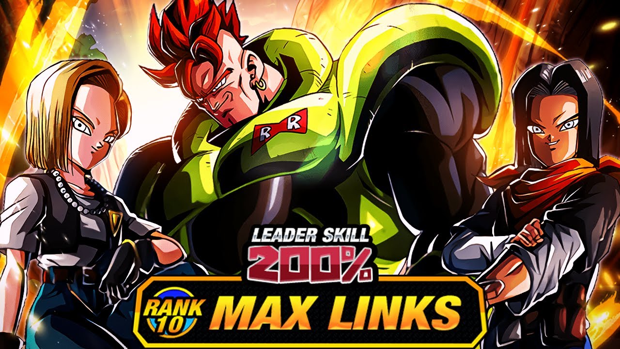 BEST EZA EVER?? LEVEL 10 LINKS 100% EZA LR ANDROIDS 16, 17 & 18! (DBZ: Dokkan Battle)