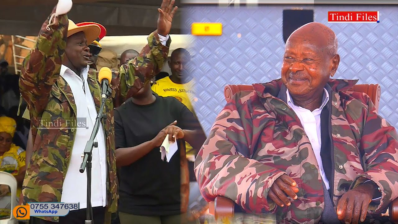 Hilarious!!! The Only Man Who Can Crack President Museveni`s Ribs. At His Kawempe Ghetto meeting