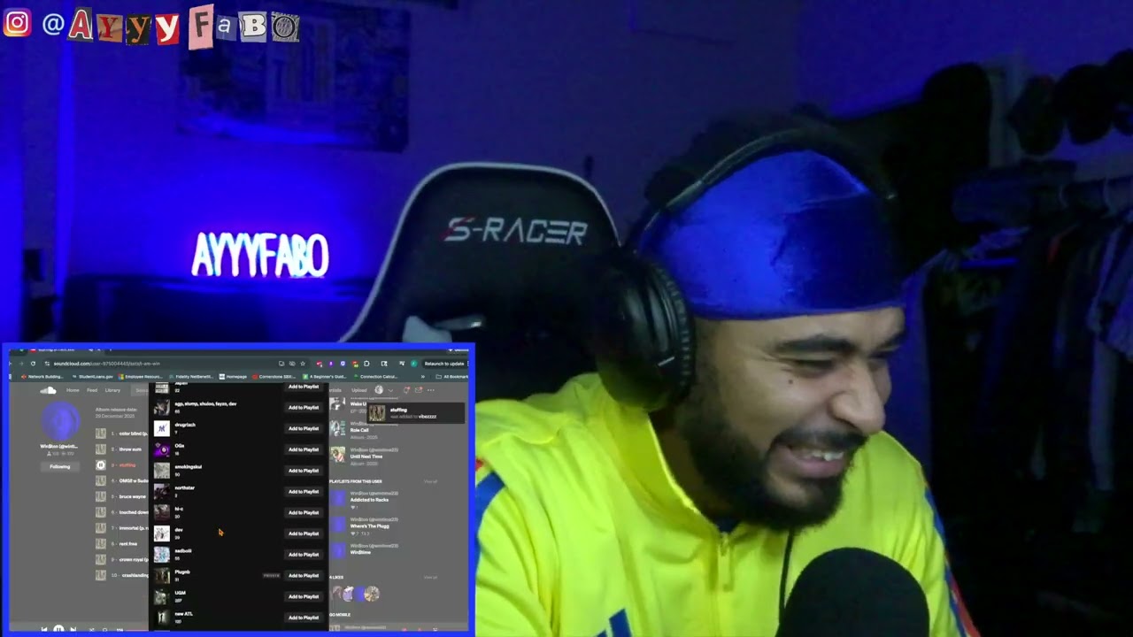 Реакция AyyyFabo на песню Win$ton 